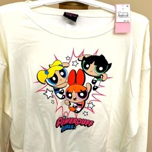 Women’s Power Puffs Sweatshirt, Size Large